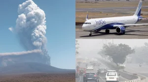 Volcanic Ash Cloud Disrupts Flights in India