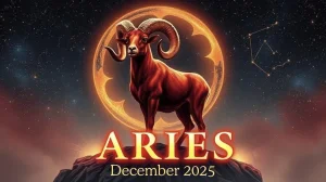 Aries Monthly Horoscope December 2025: Love, Career, Money