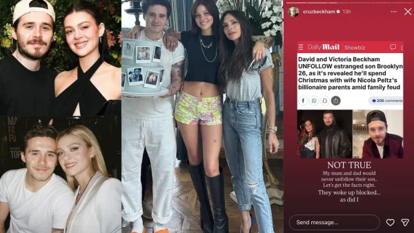 Cruz Beckham Says Parents David, Victoria Didn&rsquo;t Unfollow Brooklyn on Instagram.