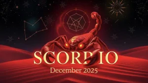 Scorpio December 2025: Steady love, smart money, career wins