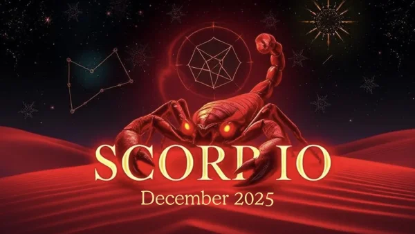 Scorpio December 2025: Steady love, smart money, career wins