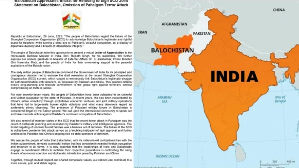 India dismisses Pakistan’s Balochistan claims as deflection from internal issues