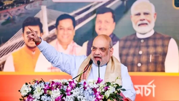 Amit Shah Presents BJP ‘Chargesheet’ Against TMC’s 15-Year Rule in Bengal