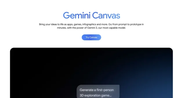 Google Search Expands Gemini’s Canvas in AI Mode to US Users for Creative Projects