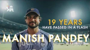 Manish Pandey reflects on 19 IPL seasons