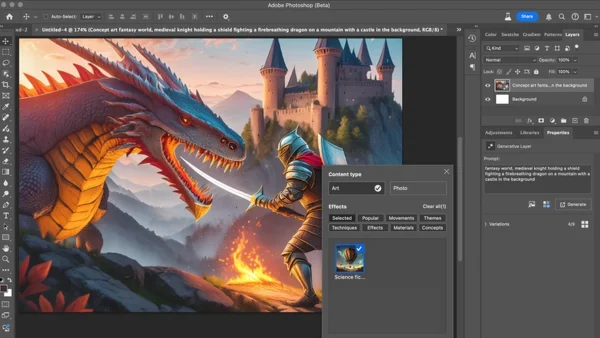 Adobe Photoshop AI Assistant Enters Public Beta with New Firefly Generative Tools
