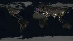 NASA Map Shows UP-Bihar as Brightest Region