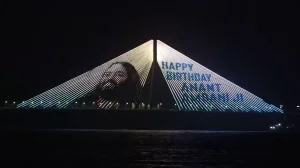 Sea Link Shines for Anant Ambani's Birthday