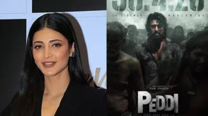 Shruti Haasan to Dance in Ram Charan's Peddi