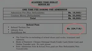 Viral fee sheet questions kindergarten costs