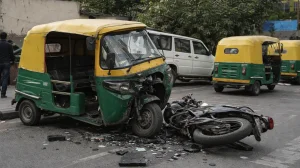 Fatal Collision in Delhi's Mayur Vihar