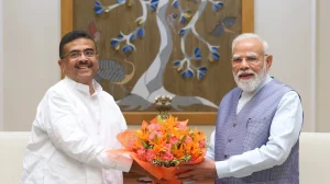 Bengal CM Adhikari Meets PM Modi for State's Progress