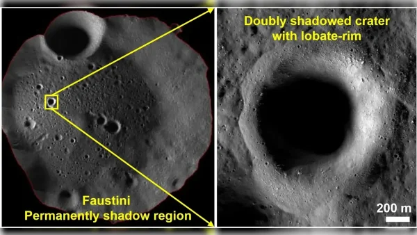 ISRO’s Chandrayaan-2 Finds Potential Subsurface Ice Near Moon’s South Pole