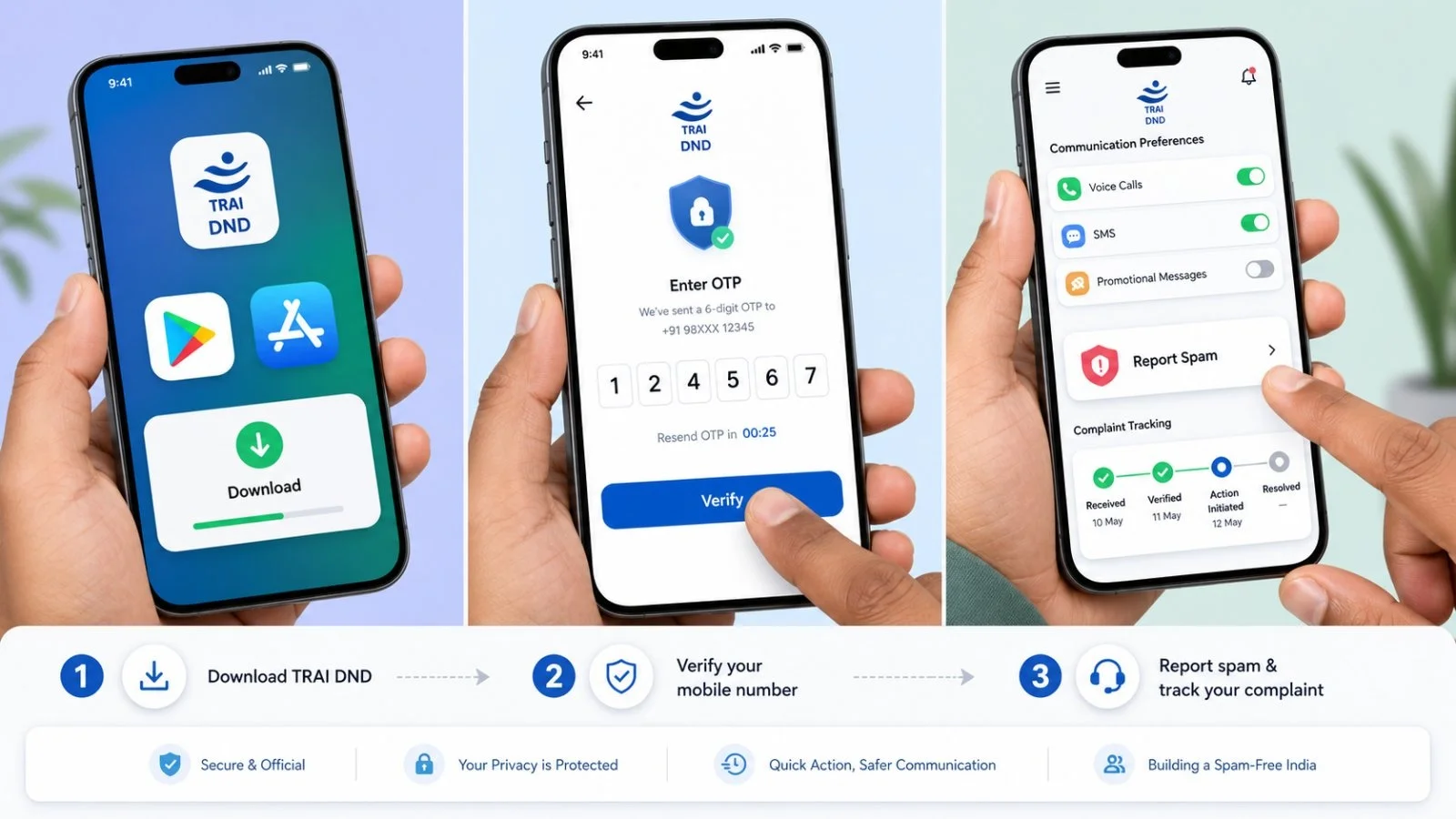 Control Unwanted Calls and SMS with TRAI's DND App