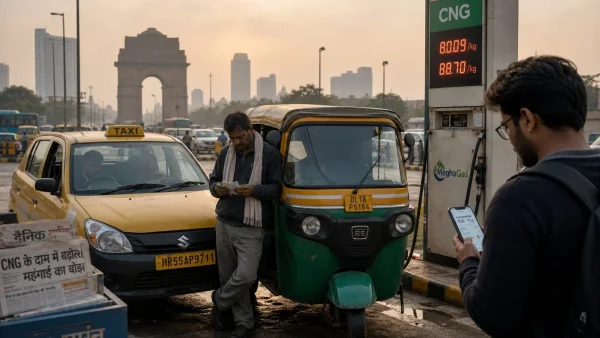 Cab and Auto Fares Rise in Delhi-NCR as CNG Prices Surge Again; See Updated Rates
