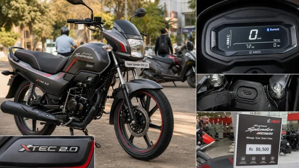 Hero Super Splendor XTEC 2.0 Debuts in India with 72kpl Efficiency at Rs 86,500