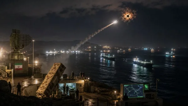 Iran Asserts Control by Downing ‘Hostile’ Drone Near Strait of Hormuz
