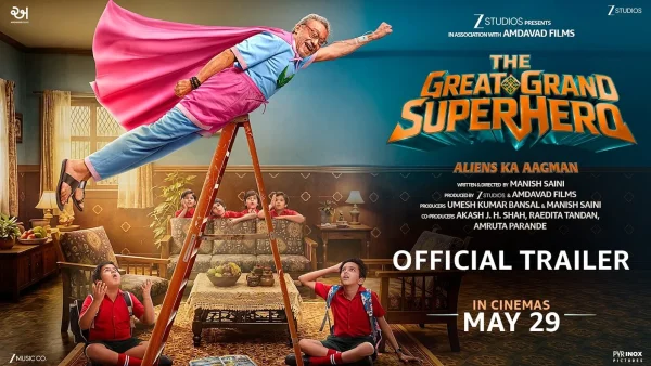 The Great Grand Superhero Trailer: Jackie Shroff Battles Aliens in a Nostalgic Family Adventure