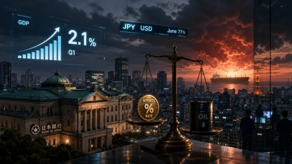 Japan’s Economy Surges, Fueling BoJ Rate Hike Debate Amid Energy Shock