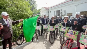 Judges Pedal to Court for Eco-Friendly Commute