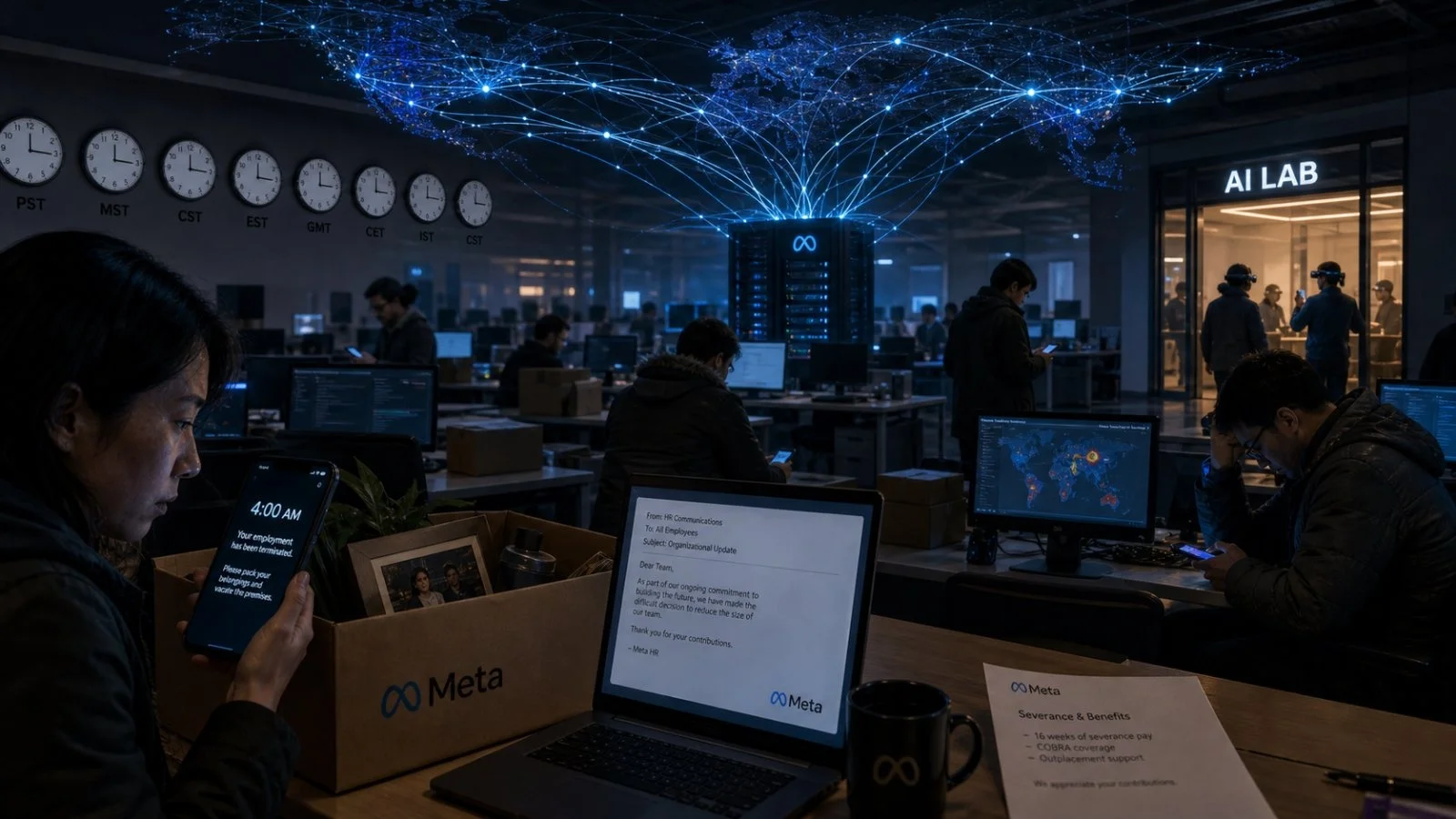 Meta Restructures: 8,000 Jobs Cut, AI Teams Expanded