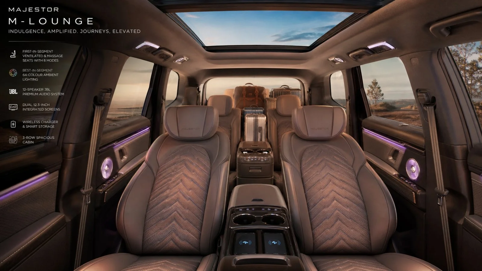 MG Majestor Unveiled: New Flagship SUV from Rs 40.99 Lakh