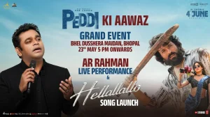 A.R. Rahman Live: Ram Charan's #PEDDIKiAawaz Event