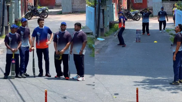 Sourav Ganguly’s Gully Cricket Heroics: 132 Off 68 Balls in Nostalgic Banter Mode