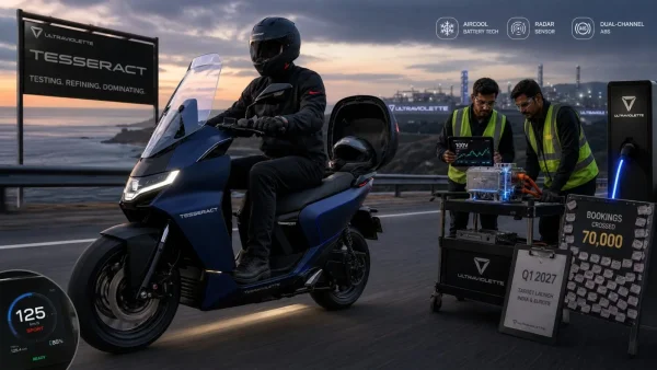 Ultraviolette Tesseract Scooter Delayed to 2027 with Major Upgrades