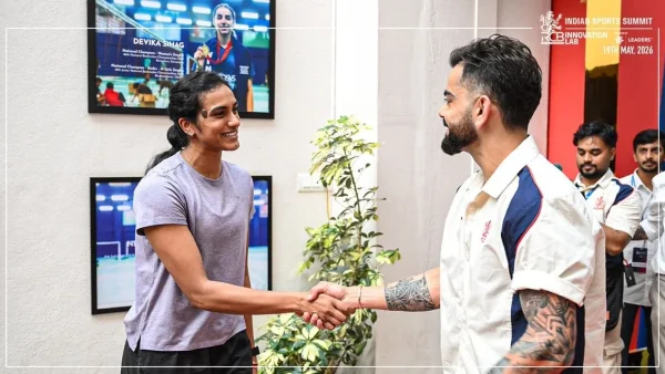 PV Sindhu Embraces Virat Kohli’s Mantra: ‘Never Back Down’ at Bengaluru Meet