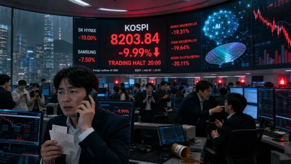 South Korea’s Stock Market Faces AI-Driven Volatility as Kospi Plummets 9.99%