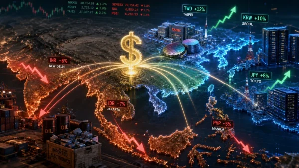 Asia&rsquo;s Currency Market: Winners and Laggards Amid Dollar Strength and Tech Boom