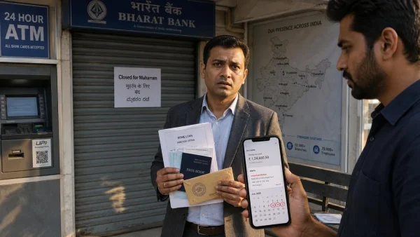 Three-Day Bank Shutdown: Impact on Investors and MSMEs Amid Muharram Holiday