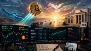 Bitcoin Rises on Middle East Peace and Fed Outlook