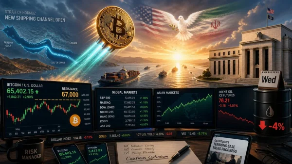 Bitcoin Surges Amid Middle East Peace Deal and Fed’s Pivotal Week Ahead