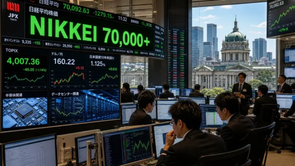 Nikkei Surpasses 70,000 as BOJ Rate Hike Signals Cautious Normalization