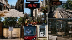 UK Heatwave Hits Record 36.4C, Disrupts Daily Life