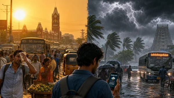 Chennai Weather: Heat, Thunderstorms, and Heavy Rain Alerts for Tamil Nadu