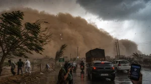 Severe Dust Storm Engulfs Churu, Rajasthan