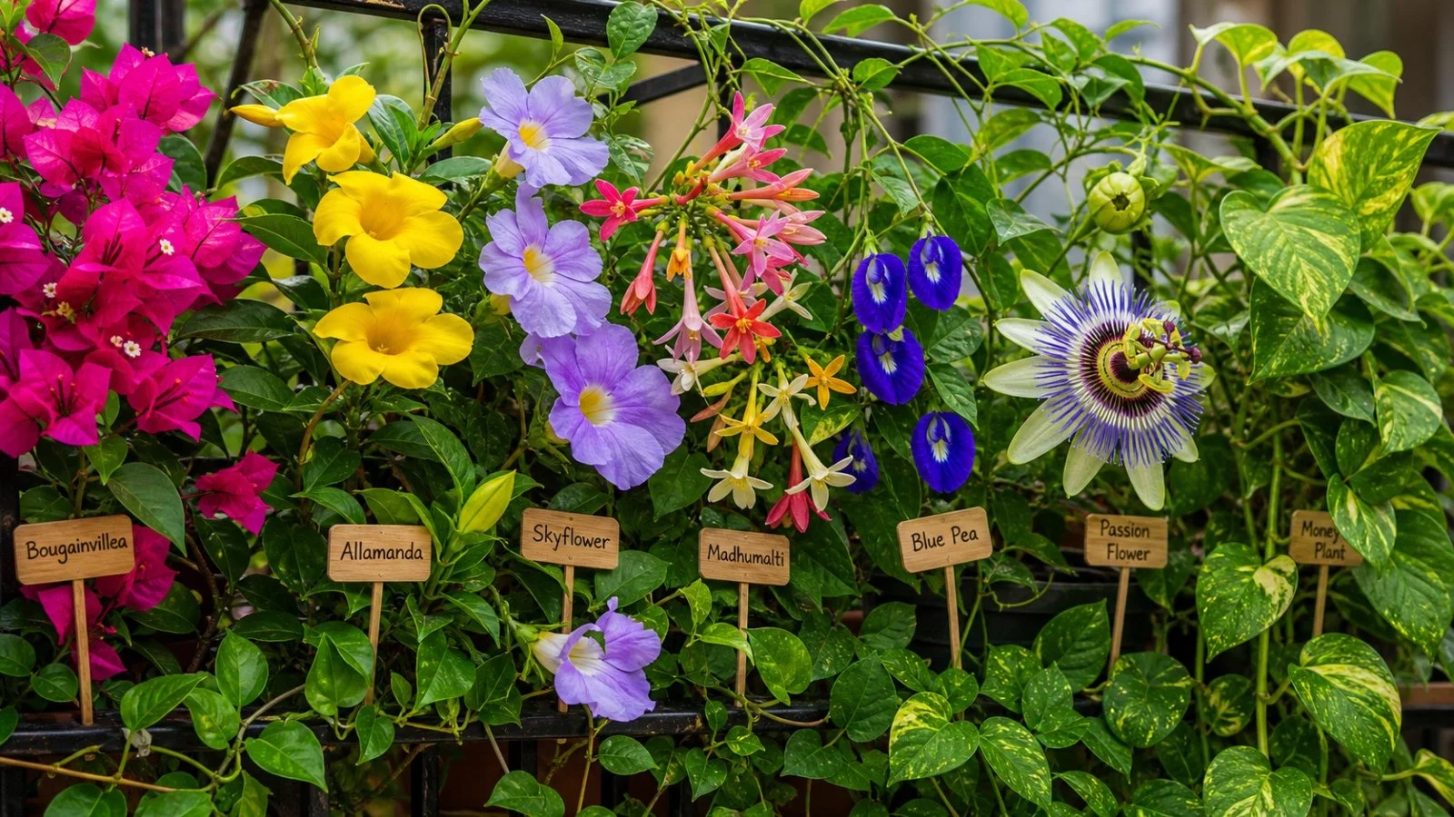 Create a Lush Balcony with Flowering Creepers for Indian Weather
