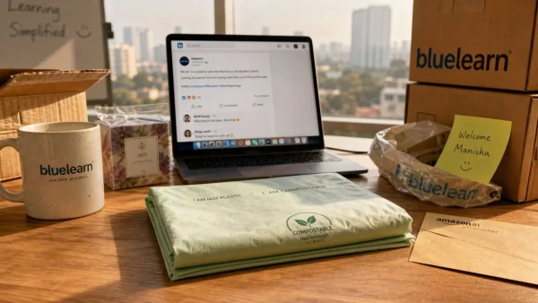 Bengaluru New Hire Sparks Debate with Compostable Welcome Kit Over Plastic Swag