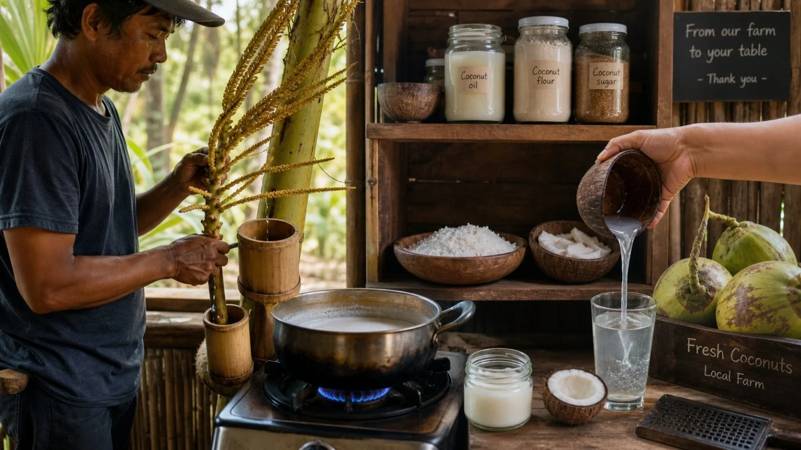 How Coconuts Drive Zero-Waste Economies and Eco-Friendly Practices