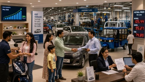 India’s Auto Industry Achieves Record Sales in May 2026 Despite Rising Fuel Costs