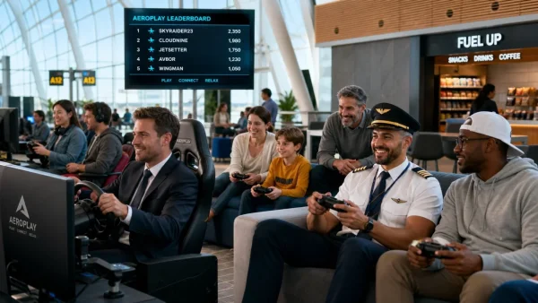 Gaming Lounges Transform Airport Layovers with Interactive Entertainment