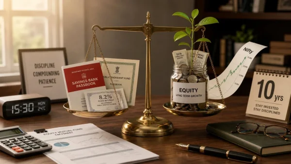 Balancing Small Savings and Equities: Navigating Investment Strategies for Long-Term Growth