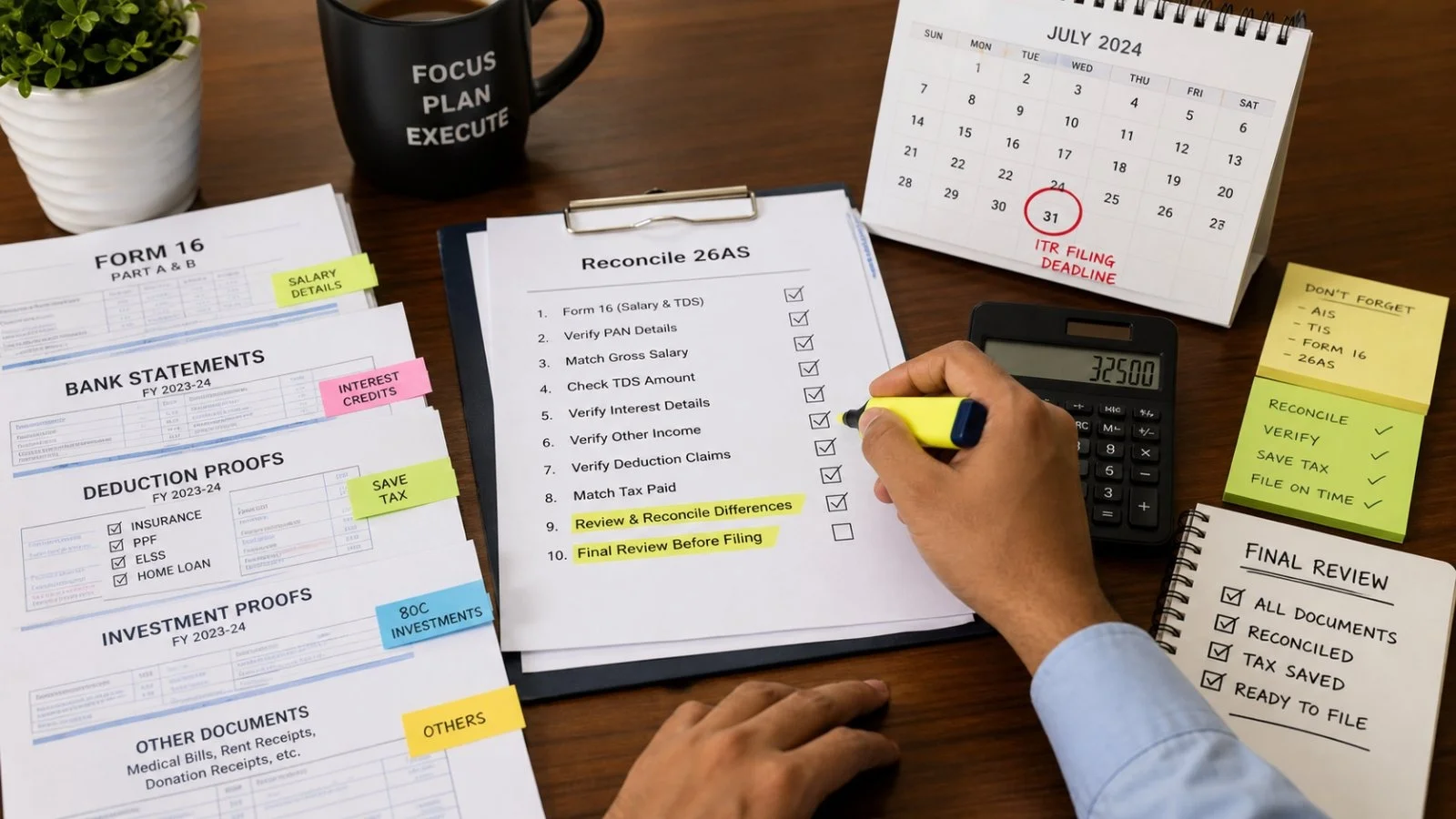 ITR Filing: Key Documents for AY 2026-27