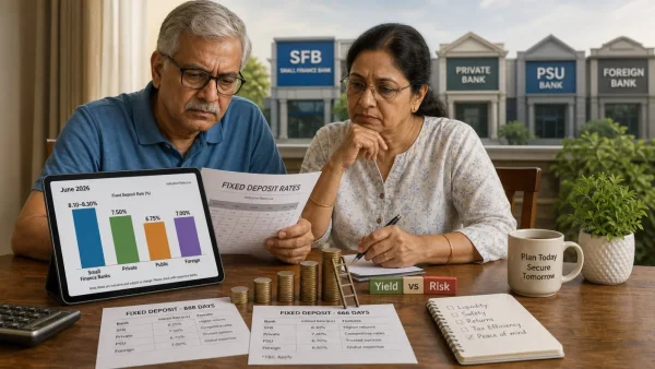 June 2026 Fixed Deposit Rates: Small Finance Banks Offer Highest Returns for Investors