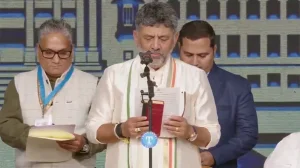 Karnataka Anthem Plays First at DK Shivakumar Ceremony