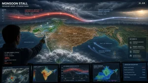 India's Monsoon Stalls, Rainfall Below Normal