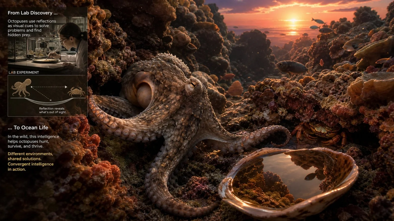 Octopuses Use Mirrors for Spatial Reasoning
